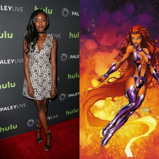 Anna Diop will play Starfire in Titans, the new live action DC Comics series on Warner Bros new streaming service