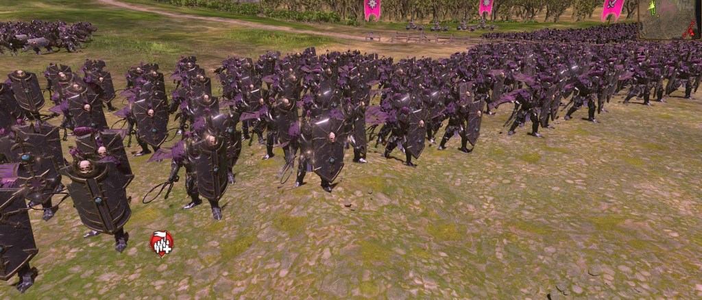 Chaos Warriors with Hellscourges