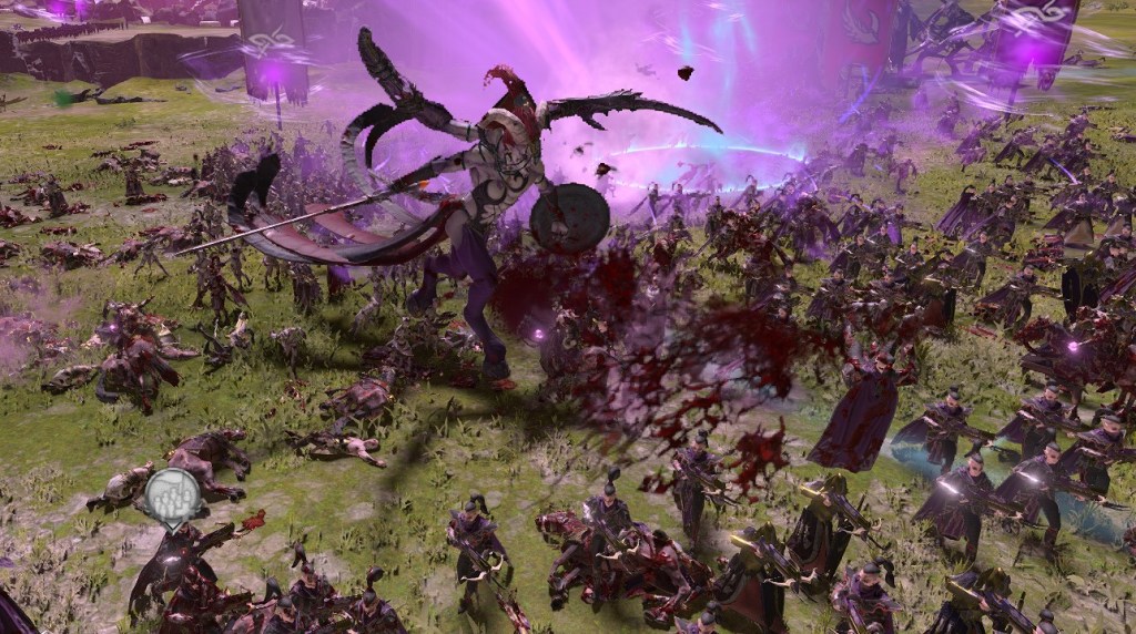 Summoned Keeper of Secrets Fighting Shades